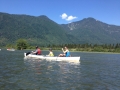 Granville lab kayaking